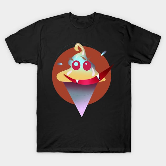 Creepy Ice Cream T-Shirt by Bootyfreeze